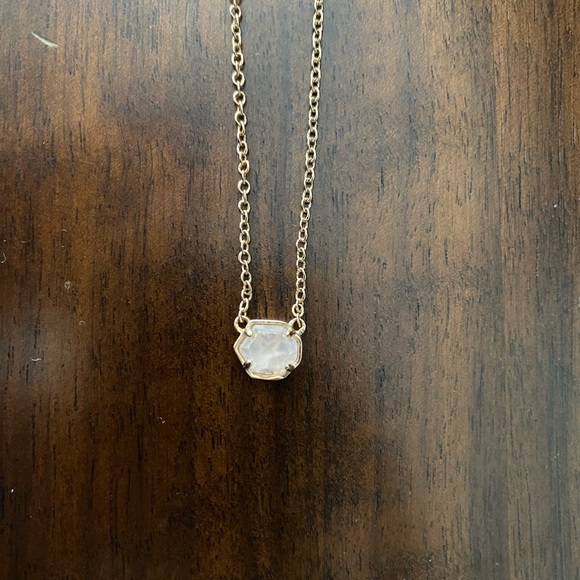 Kendra Scott Pink Mabel Necklace in Rose Gold - Picture 2 of 2